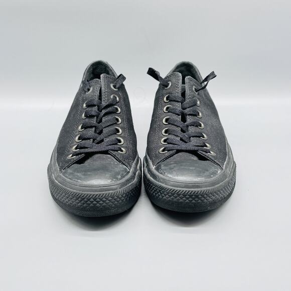 Converse Shoes Mens 8.5 Black Chuck Taylor All Star II Low Top Lace Up Sneakers - Picture 3 of 11